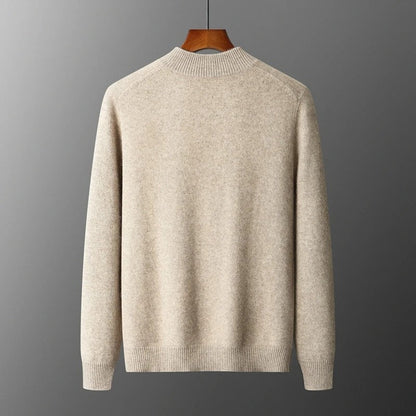 Marello Zip Collar Merino Wool Sweater