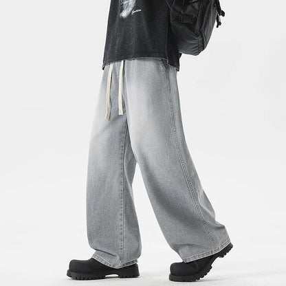 Maretti Relaxed Wide-Leg Denim Pants