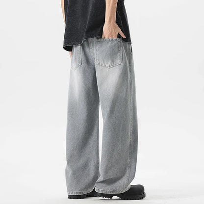 Maretti Relaxed Wide-Leg Denim Pants