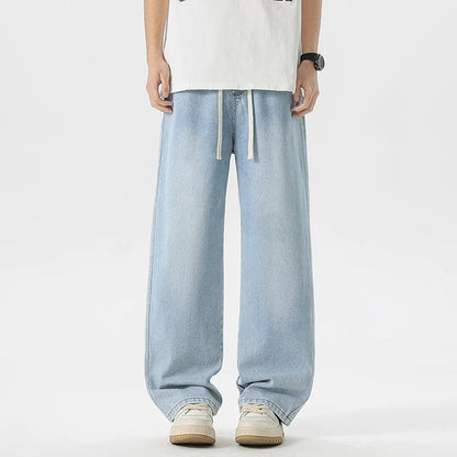 Maretti Relaxed Wide-Leg Denim Pants