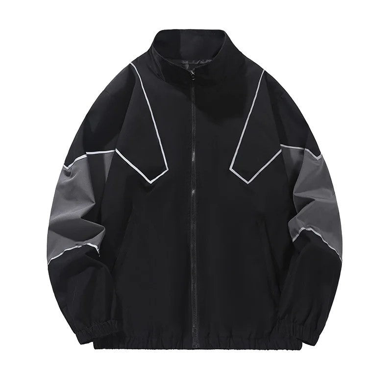 Mariska Relaxed Panel Zip Jacket