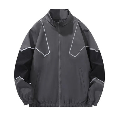 Mariska Relaxed Panel Zip Jacket