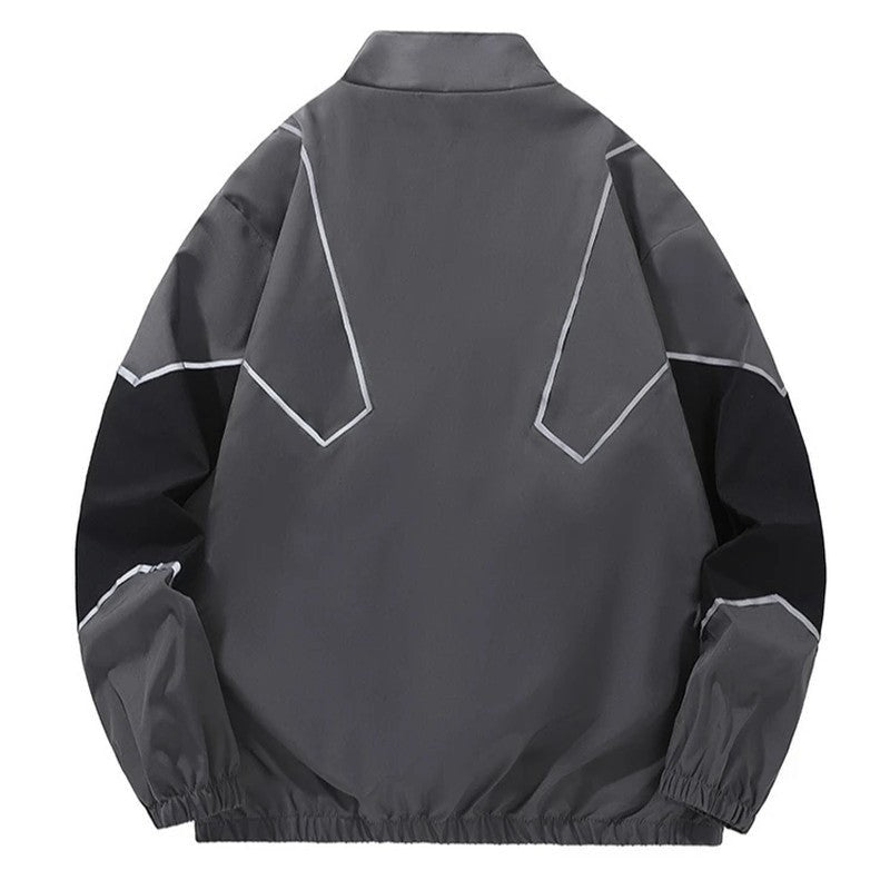 Mariska Relaxed Panel Zip Jacket