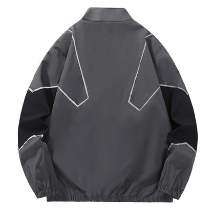 Mariska Relaxed Panel Zip Jacket