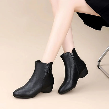 Marisol Low Heel Ankle Boots