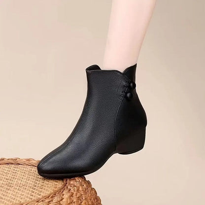Marisol Low Heel Ankle Boots