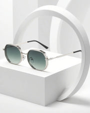 Silver/Green