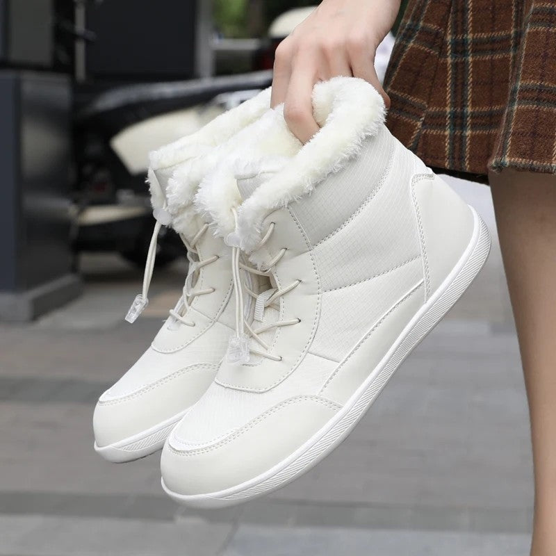 Melissa Fleece Lined Lace-Up Winter Boots