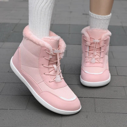 Melissa Fleece Lined Lace-Up Winter Boots