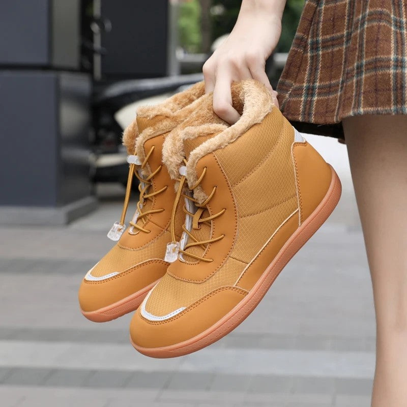 Melissa Fleece Lined Lace-Up Winter Boots