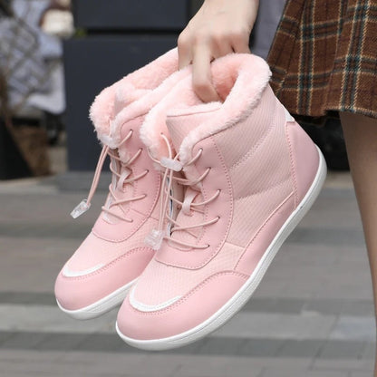 Melissa Fleece Lined Lace-Up Winter Boots
