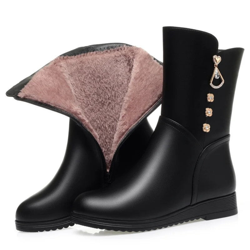 Mirene Fleece Lined Waterproof Mid-Calf Boots