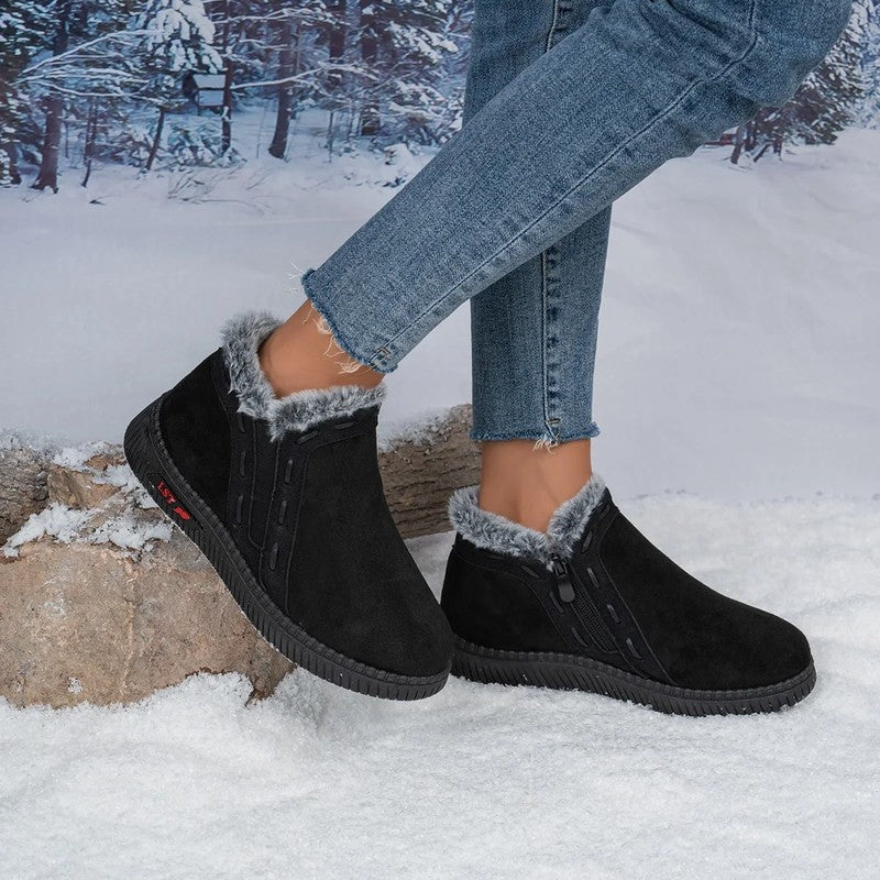 Mistral Cozy Faux Fur Ankle Boots