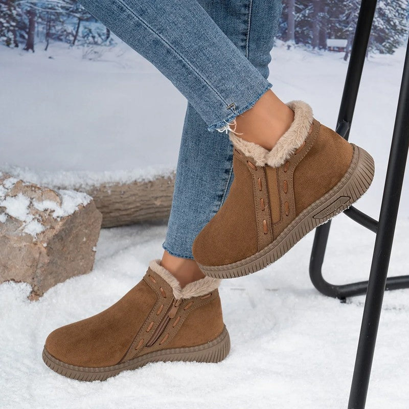 Mistral Cozy Faux Fur Ankle Boots