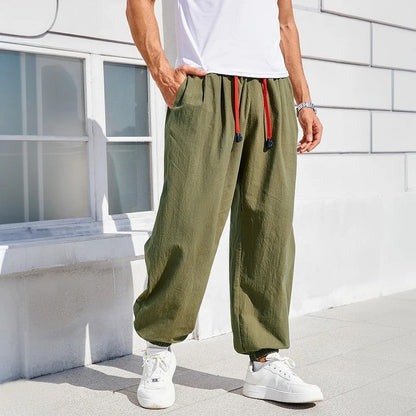 Morven Relaxed Drawstring Tapered Pants