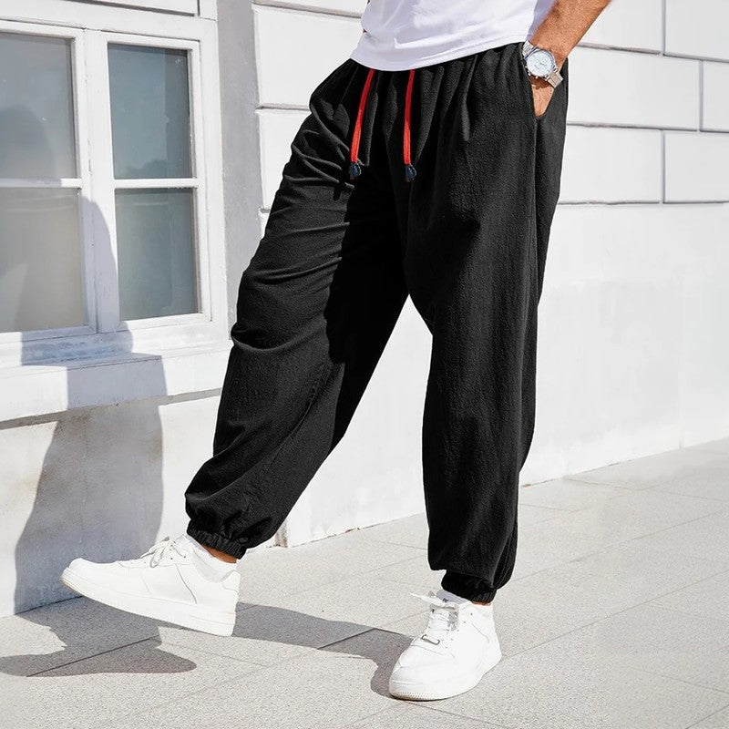 Morven Relaxed Drawstring Tapered Pants