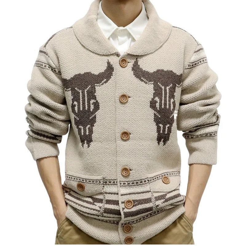 Nathan Western Knit Cowichan Cardigan
