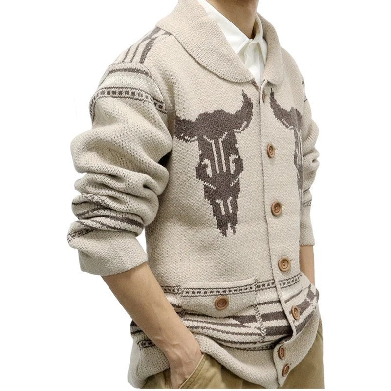 Nathan Western Knit Cowichan Cardigan