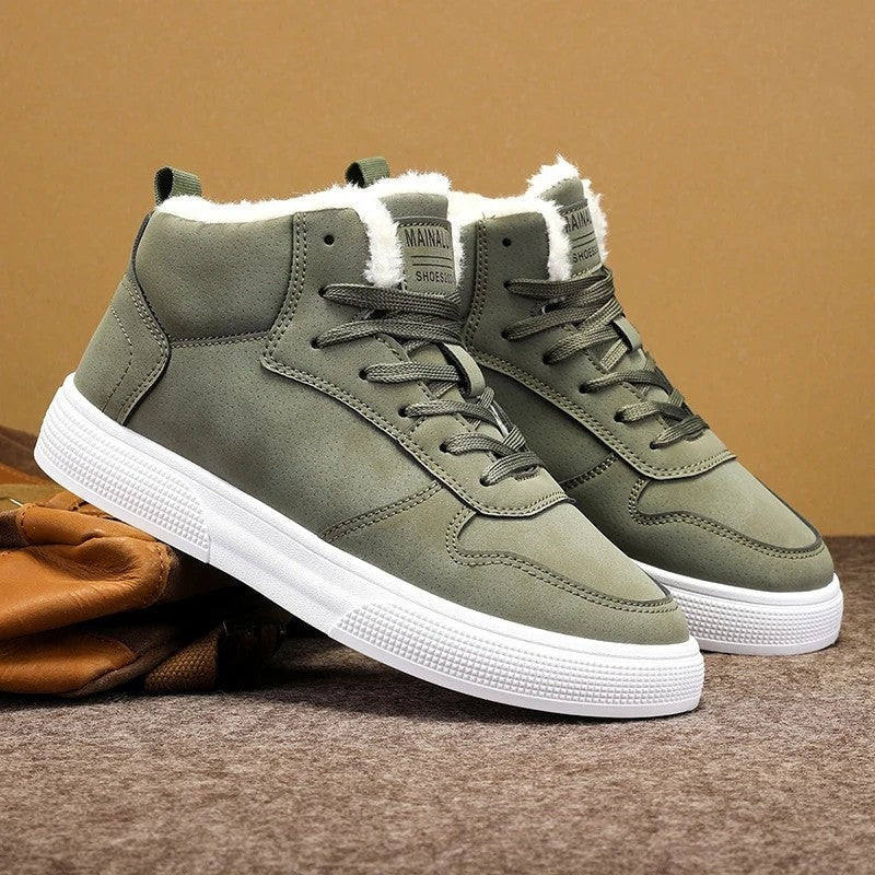 Navine Fleece Lined Winter High Top Sneakers
