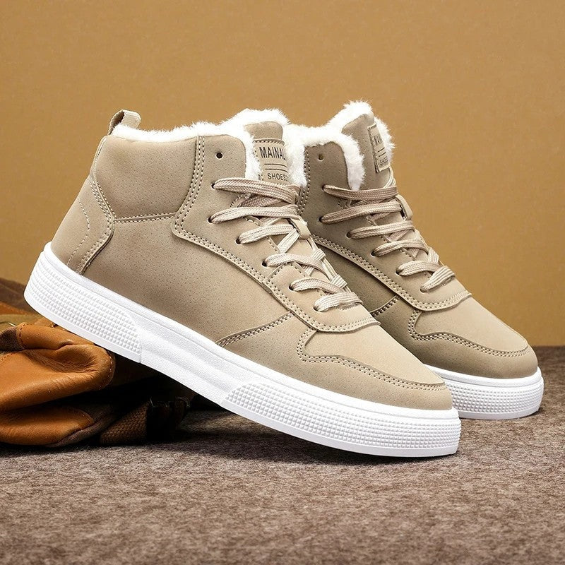 Navine Fleece Lined Winter High Top Sneakers