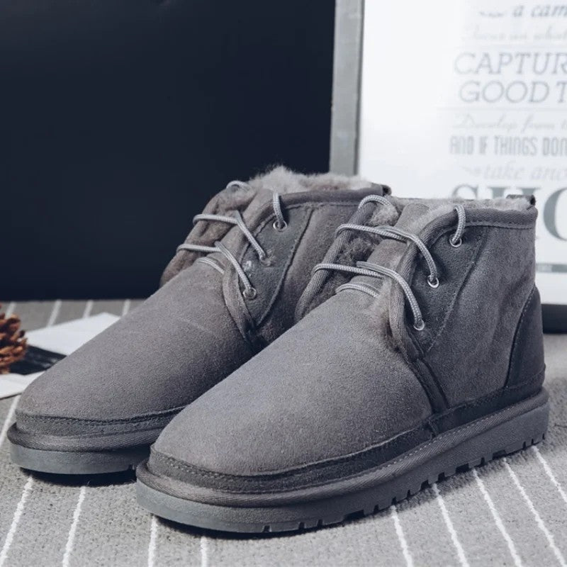Nicholas Shearling Lined Lace-Up Winter Boots