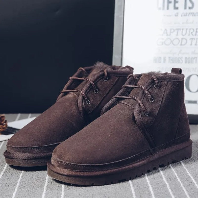 Nicholas Shearling Lined Lace-Up Winter Boots