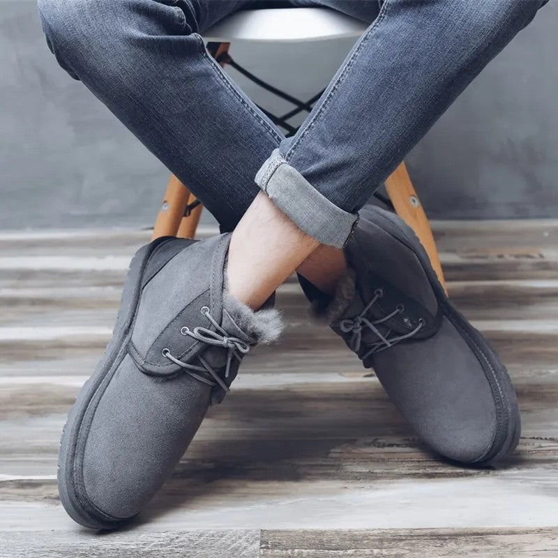 Nicholas Shearling Lined Lace-Up Winter Boots
