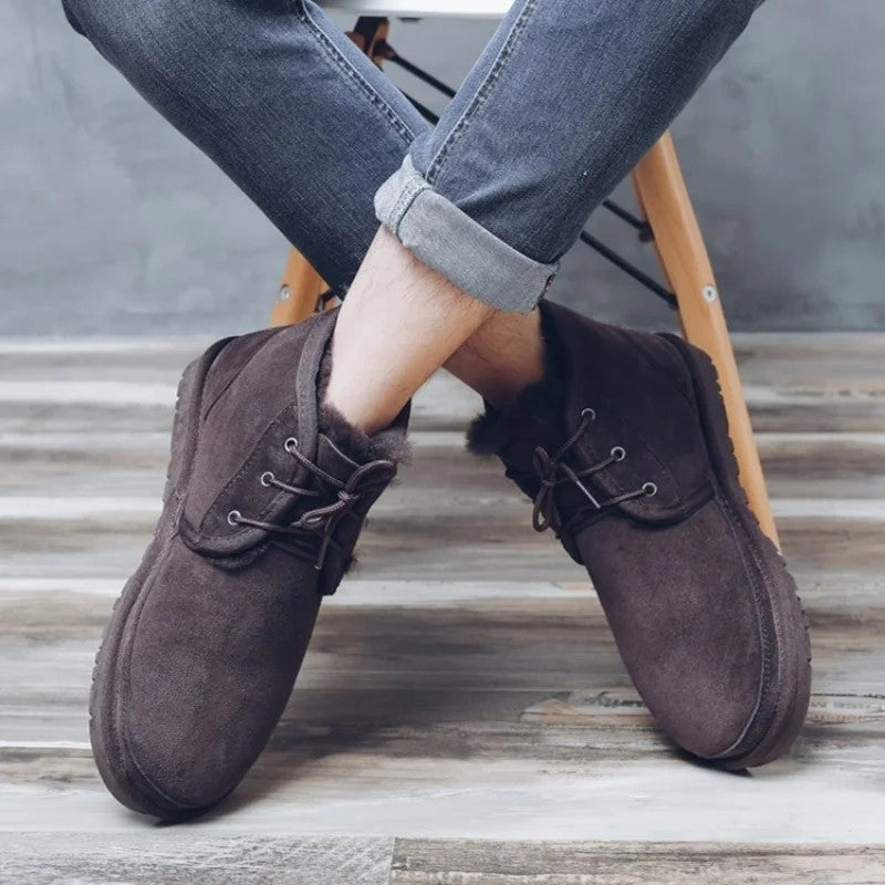 Nicholas Shearling Lined Lace-Up Winter Boots
