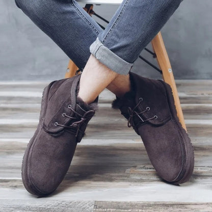 Nicholas Shearling Lined Lace-Up Winter Boots