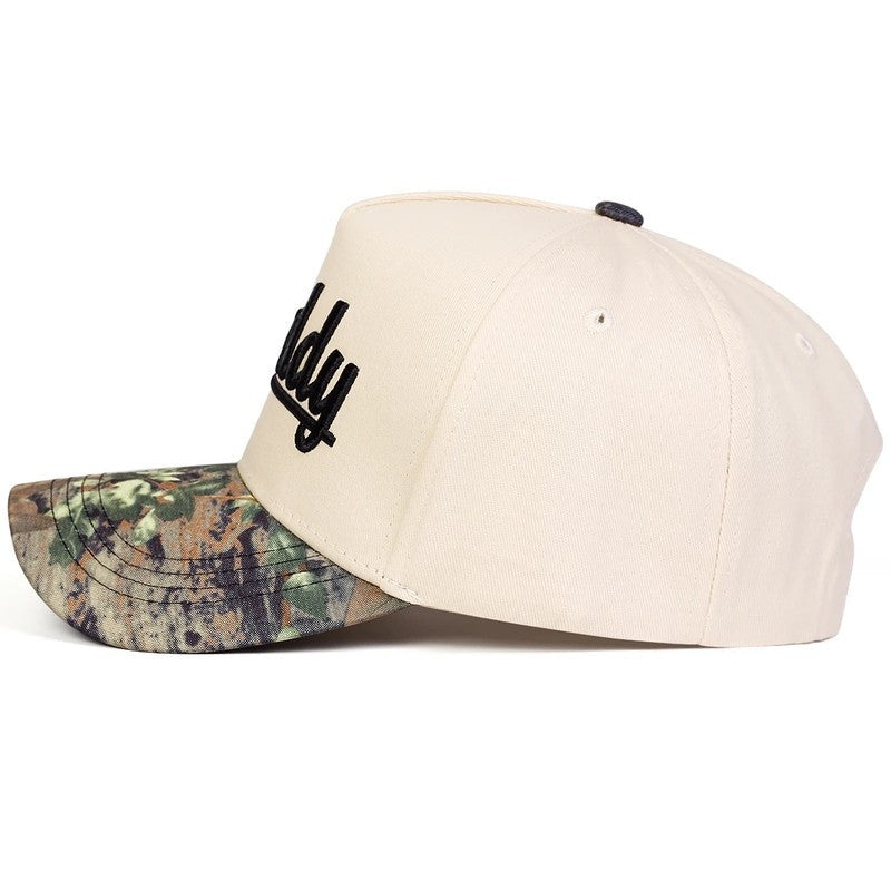 Norell Embroidered Contrast Brim Baseball Cap