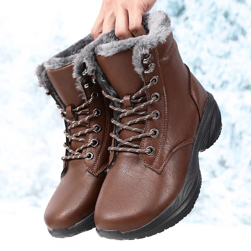 Ollmar Insulated Lace-Up Snow Boots