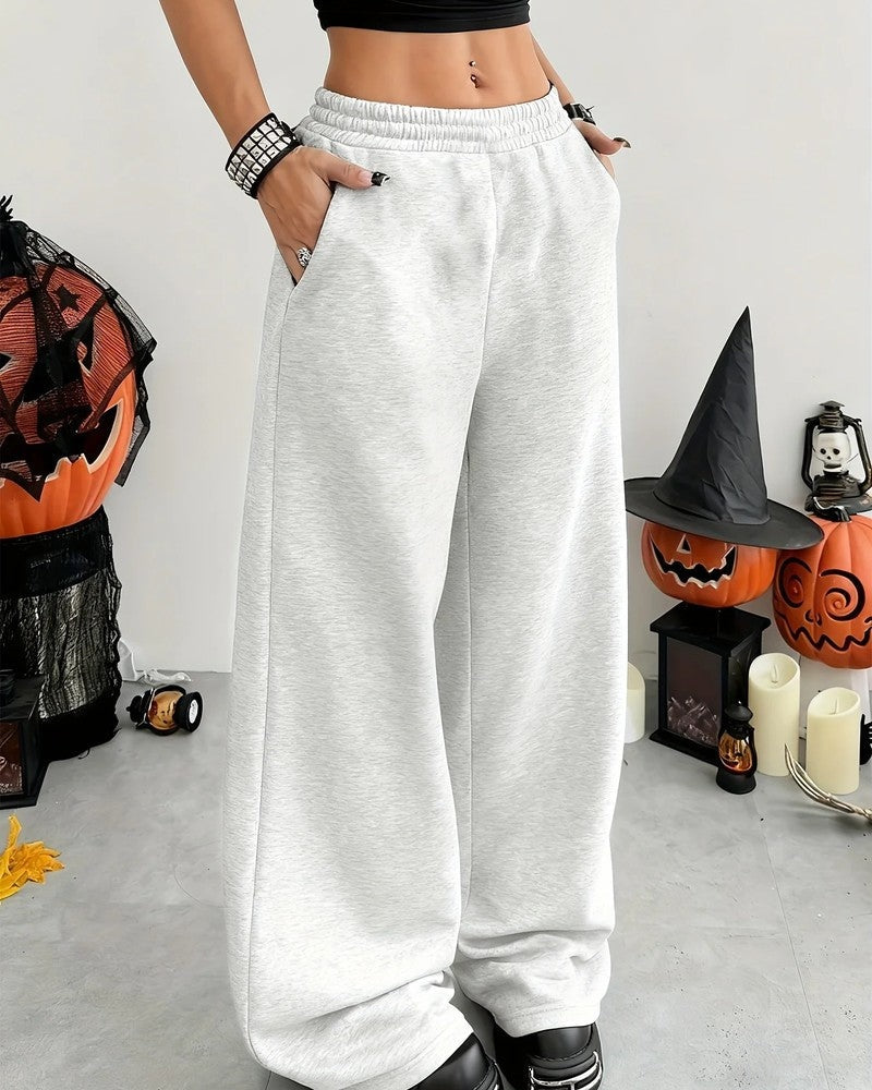 Oriel Relaxed Wide-Leg Sweatpants
