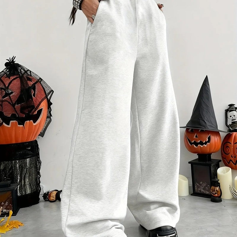 Oriel Relaxed Wide-Leg Sweatpants