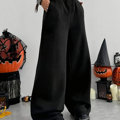 Oriel Relaxed Wide-Leg Sweatpants