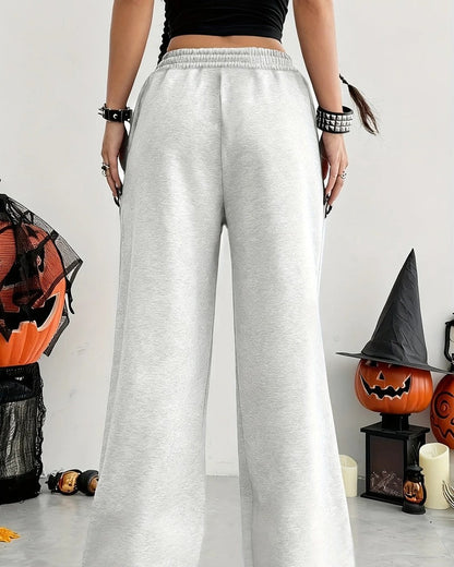 Oriel Relaxed Wide-Leg Sweatpants