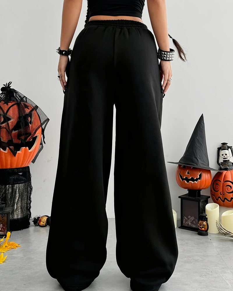 Oriel Relaxed Wide-Leg Sweatpants