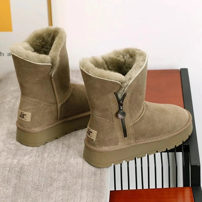 Petra Shearling Lined Zip Ankle Boots
