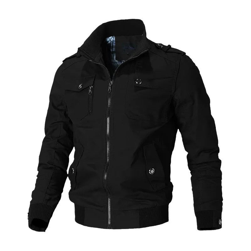 Tindra Stand Collar Utility Jacket