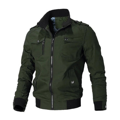 Tindra Stand Collar Utility Jacket