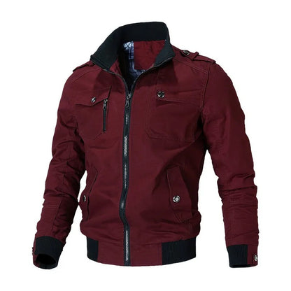 Tindra Stand Collar Utility Jacket