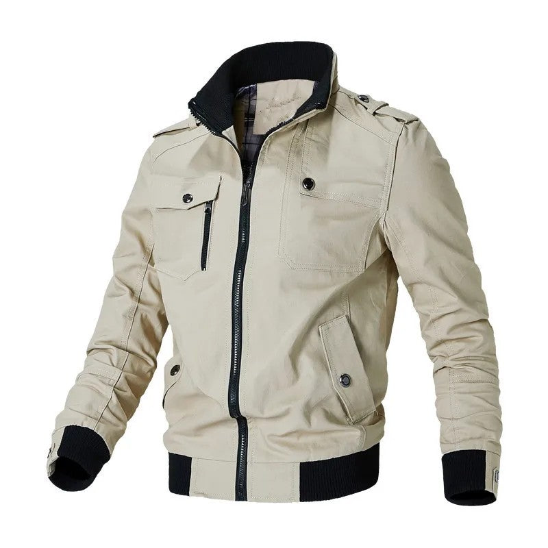 Tindra Stand Collar Utility Jacket