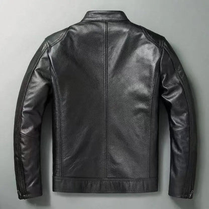 Ravino Moto Quilted Leather Jacket