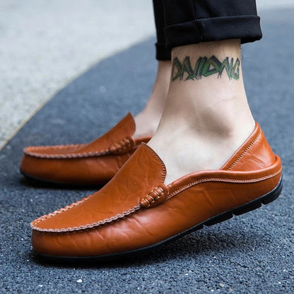 Ravino Relaxed Stitch Moccasin Loafers