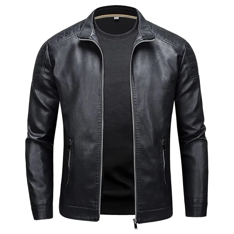 Ravion Modern Moto Faux Leather Jacket