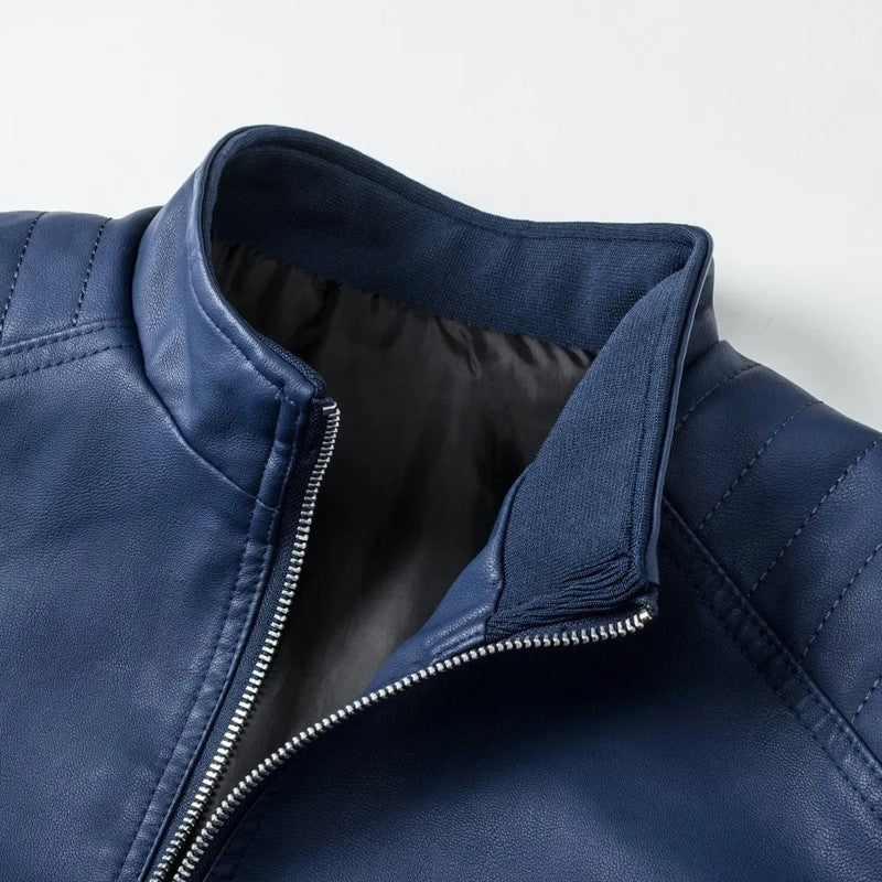 Ravion Modern Moto Faux Leather Jacket