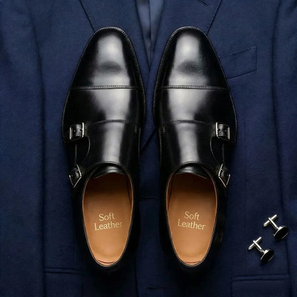 Renard Double Monk Strap Dress Shoes