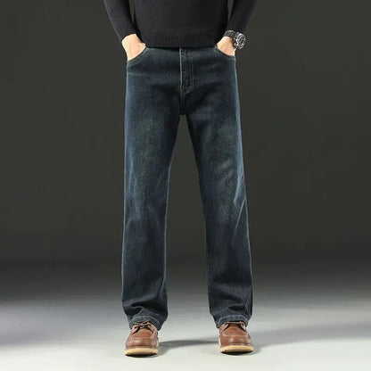 Rivani Relaxed Straight Leg Denim Jeans