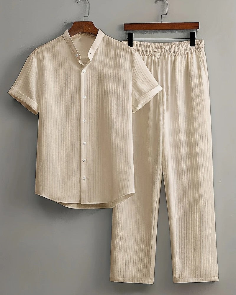 Rivano Relaxed Textured Two-Piece Set