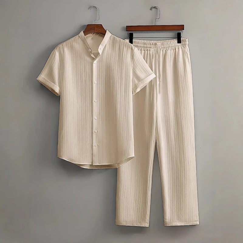 Rivano Relaxed Textured Two-Piece Set