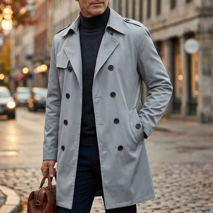 Rivaro Double-Breasted Relaxed Trench Coat